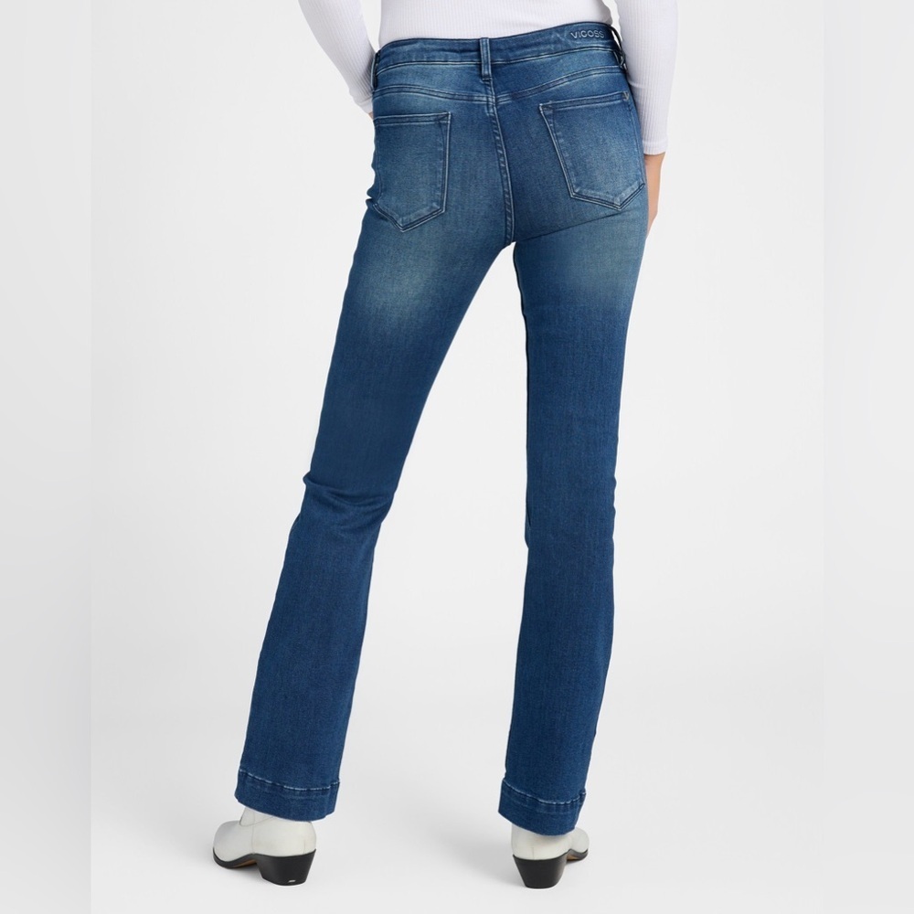 Vigoss “Jagger” Mid Rise Boot Cut Jeans With Trouser Hem Size 31 - Picture 3 of 15